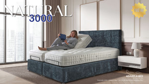 Premium Natural 3000 Soft: Small Single (Complete Bed-incl. Mattress