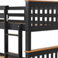Neptune 3' Bunk Bed - Dark Grey/Oak Effect