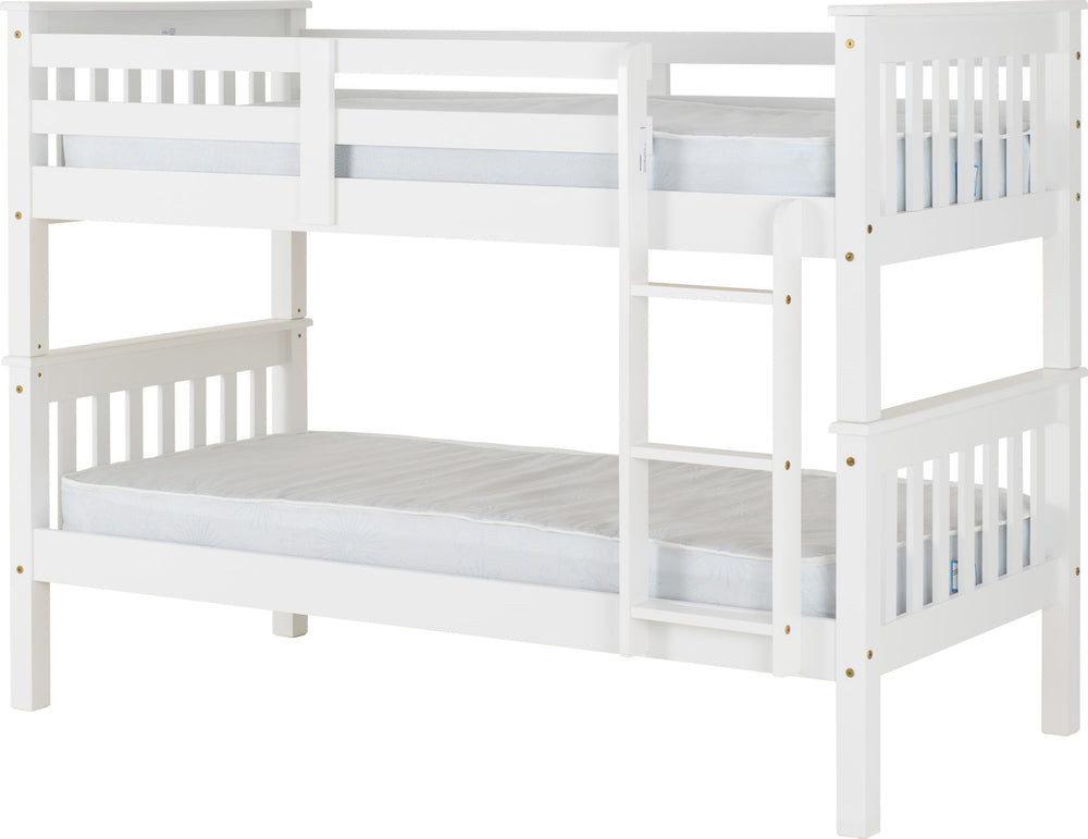 Neptune 3' Bunk Bed - WHITE
