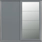 Nevada 2 Door Sliding Wardrobe - Grey Gloss