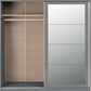 Nevada 2 Door Sliding Wardrobe - GREY GLOSS