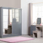 Nevada 2 Door Sliding Wardrobe - Grey Gloss