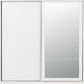 Nevada 2 Door Sliding Wardrobe - White Gloss