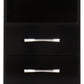 Nevada 2 Drawer Bedside - Black Gloss