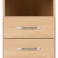 Nevada 2 Drawer Bedside - Sonoma Oak Effect