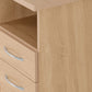 Nevada 2 Drawer Bedside - Sonoma Oak Effect