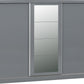 Nevada 3 Door Sliding Wardrobe - Grey Gloss