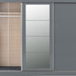 Nevada 3 Door Sliding Wardrobe - Grey Gloss