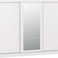 Nevada 3 Door Sliding Wardrobe - White Gloss