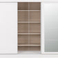 Nevada 3 Door Sliding Wardrobe - White Gloss