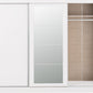 Nevada 3 Door Sliding Wardrobe - White Gloss