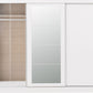Nevada 3 Door Sliding Wardrobe - White Gloss