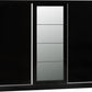 Nevada 3 Door Sliding Wardrobe - Black Gloss