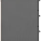 Nevada 3 Drawer Bedside - 3D Effect Grey