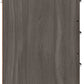 Nevada 3 Drawer Bedside - Black Wood Grain