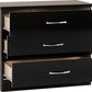 Nevada 3 Drawer Chest - Black Gloss