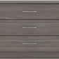 Nevada 3 Drawer Chest - Black Wood Grain