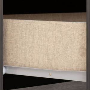 Nevada 3+2 Drawer Chest - BLACK WOOD GRAIN