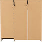 Nevada 5 Drawer Low Wardrobe - White Gloss