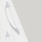 Nevada 5 Drawer Narrow Chest - White Gloss
