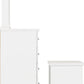 Nevada 4 Drawer Dressing Table Set - White Gloss