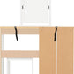 Nevada 4 Drawer Dressing Table Set - White Gloss