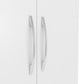 Nevada Petite Open Shelf Wardrobe - White Gloss
