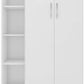 Nevada Petite Open Shelf Wardrobe - White Gloss