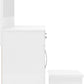 Nevada Vanity/Dressing Table Set - White Gloss