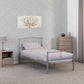 Newton 3' Bed - Silver