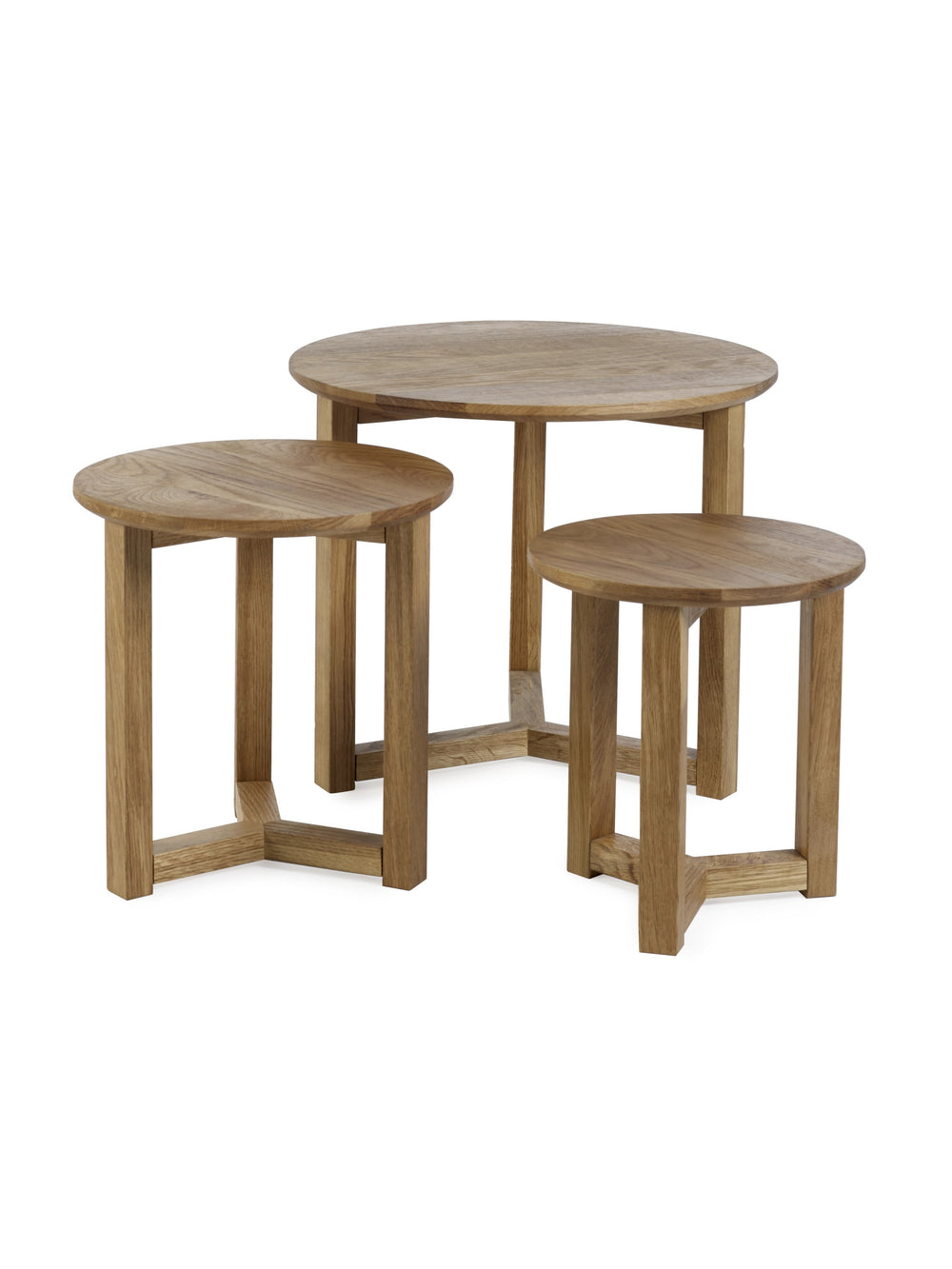 Nidri Nest Of 3 Tables Oak