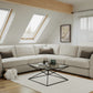 Naples Sofa Beige Large Corner