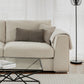 Naples Sofa Beige Large Corner