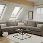 Naples Sofa Mocha Large Corner