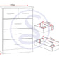 Nevada 3+2 Drawer Chest - Sonoma Oak Effect