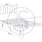 Newton 3' Bed - Silver