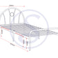 Nova 3' Bed - Silver