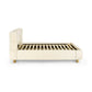 Oberon Cream Bouclé Upholstered 135 cm Double Bed