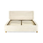 Oberon Cream Bouclé Upholstered 150 cm King Bed