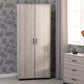 Oliver 2 Door Wardrobe - LIGHT OAK EFFECT