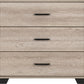 Oliver 3 Drawer Chest - Light Oak Effect