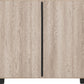 Oliver 3 Drawer Chest - Light Oak Effect