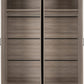 Oliver 4 Door Wardrobe - Light Oak Effect