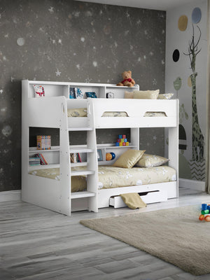 Orion Bunk Bed - White, Single