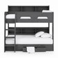 Orion Bunk Bed - Anthracite, Single