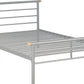 Orion 4' Bed - Silver