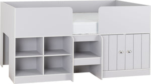 Orlando Low Sleeper Bed - DOVE GREY