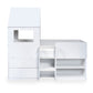 Orpheus 90cm Single White Treehouse Midsleeper Cabin Bed