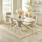 Osaka Stone Effect 160-200cm Rectangular Extending 6-8 Seater Dining Table