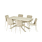 Osaka Stone Effect 160-200cm Rectangular Extending 6-8 Seater Dining Table